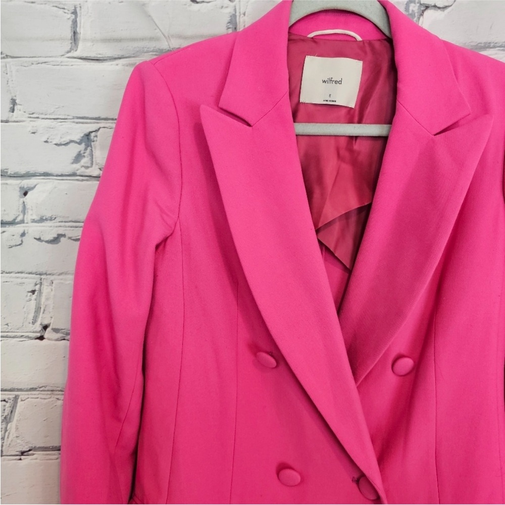 Wilfred Pink Double Breasted Blazer